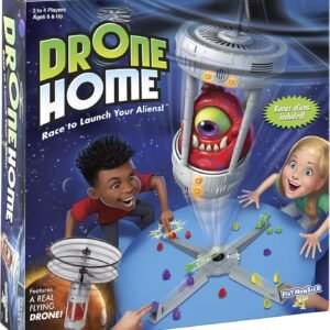 Drone Home -- First Ever Game With a Real, Flying Drone -- Great, Family Fun! -- For 2-4 Players -- Ages 8+